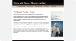 Desktop Screenshot of cucciolaw.com